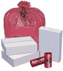 Pitt Plastics Red Perforated High Density Isolation Can Liner 40 X 48 -- 200 per case.