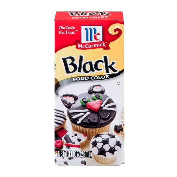 Mccormick Black Food Coloring, 1 Fluid Ounce -- 72 Per Case