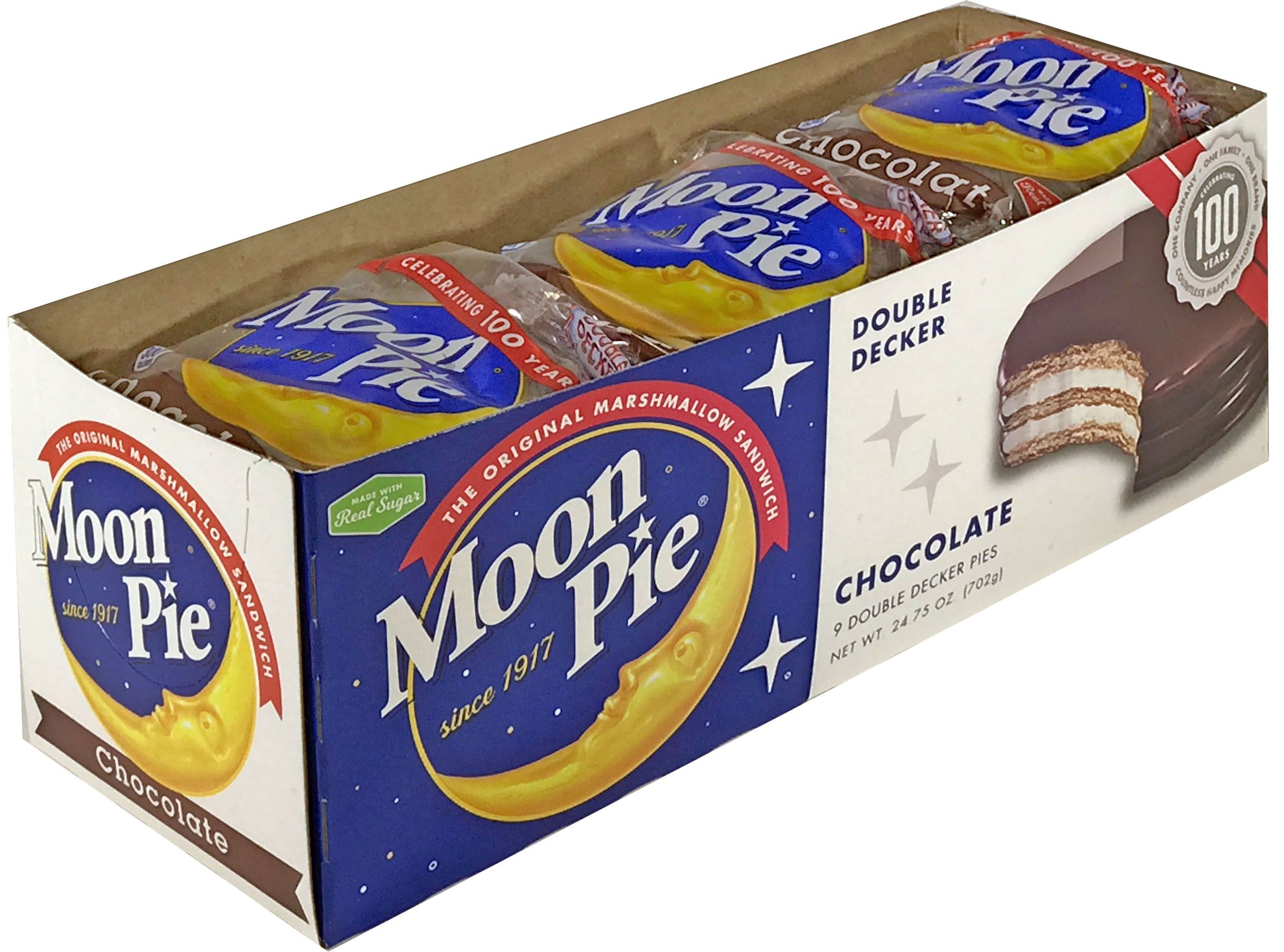 MoonPie Double Decker Chocolate Pie, 2.75 Ounce -- 54 per case.