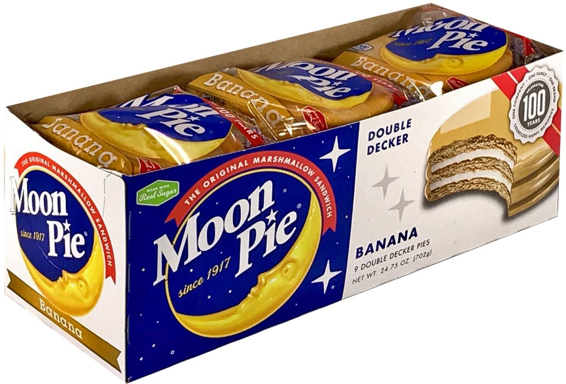 MoonPie Double Decker Banana Pie -- 54 per case.