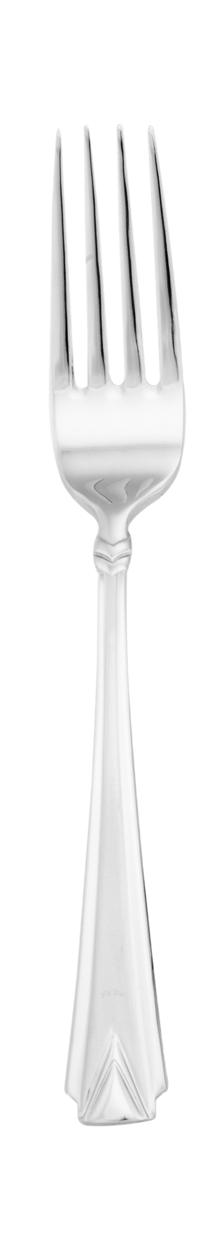 Walco 18/10 Stainless Hallmark Collection Athenian Diamond Crowned Dinner Fork, 7 5/8 inch -- 12 per case.