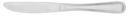 Napa 18/10 Brushed Satin One Piece Dinner Knife, 8 3/4 inch -- 12 per case.