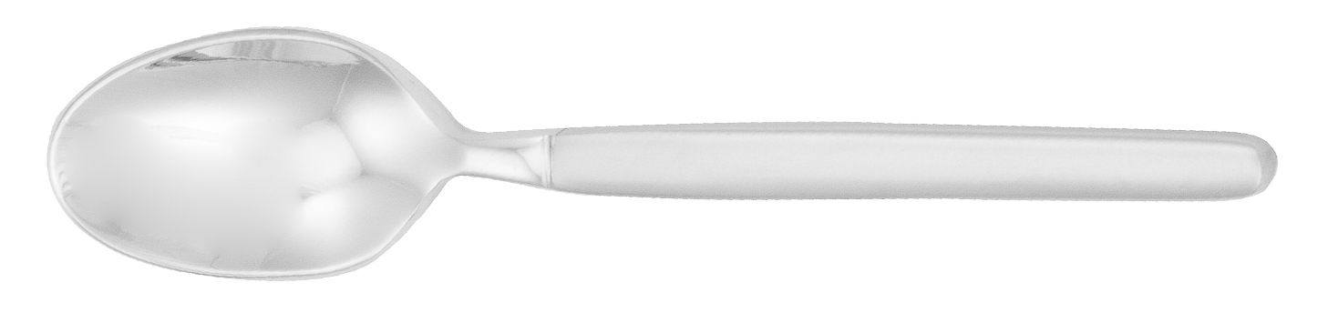 Walco Stainless Vogue Hallmark 2000 Collection Frosted Demitasse Spoon, 4 3/8 inch -- 12 per case.