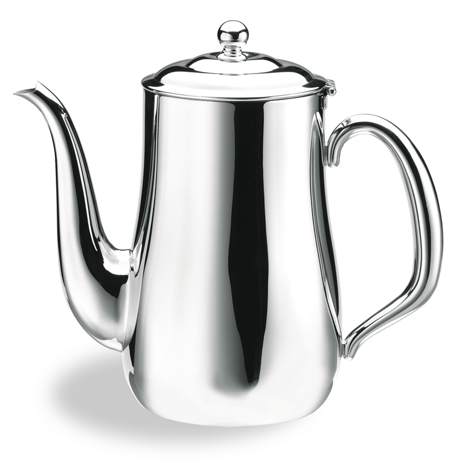 Soprano Holloware Collection 18/10 Gooseneck Coffee Pot without Base, 30 Ounce.
