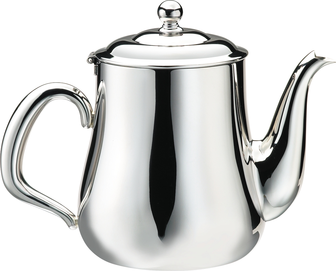 Walco Soprano Holloware Collection Gooseneck Teapot without Base, 12 Ounce