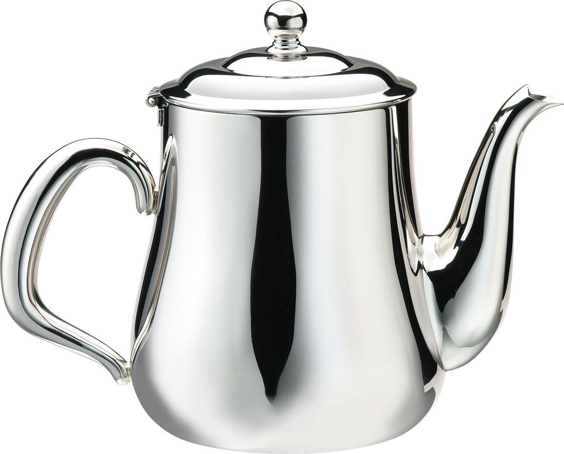Walco Soprano Holloware Collection Gooseneck Teapot Without Base, 12 Ounce