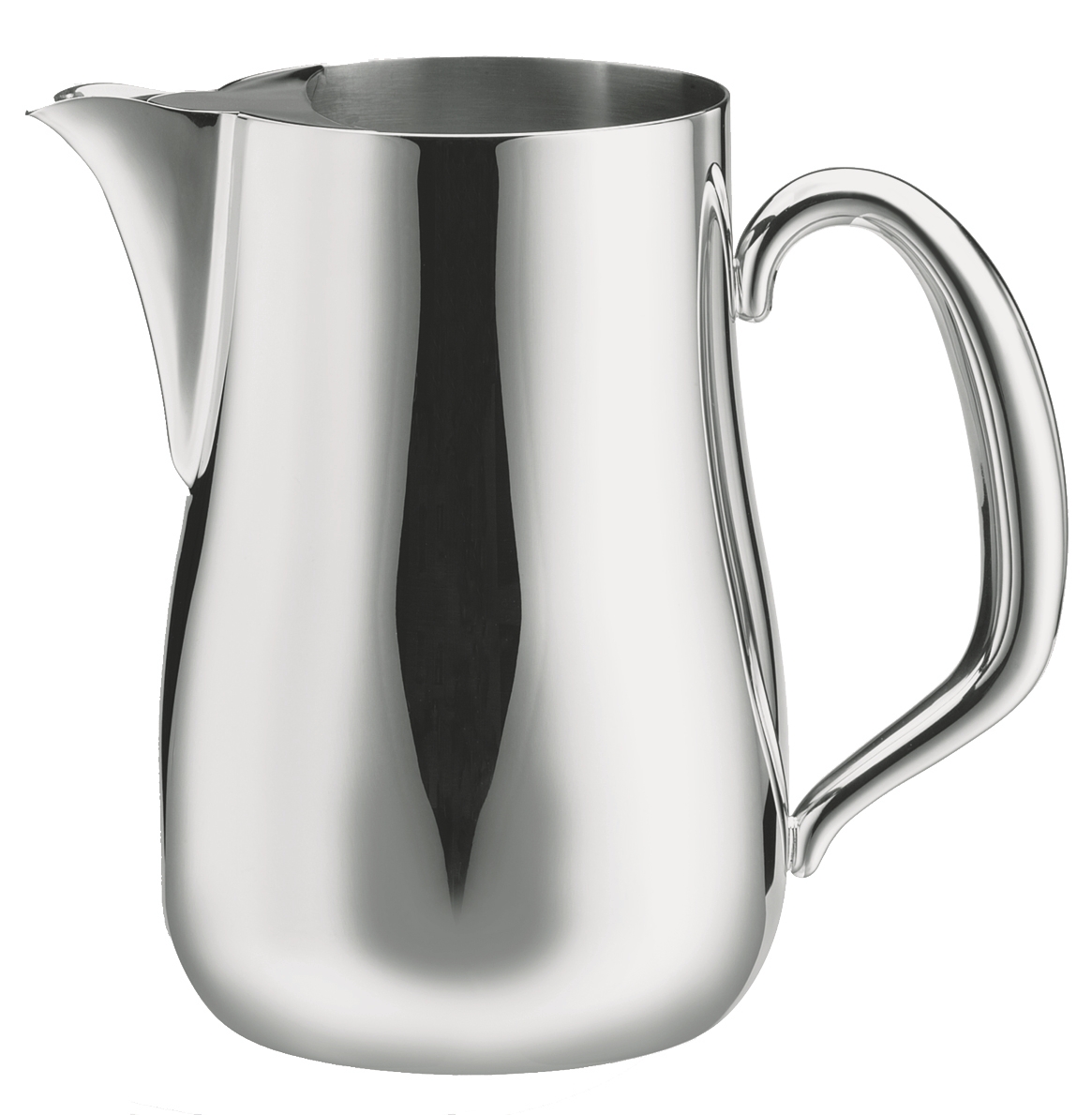 Soprano Holloware Collection 18/10 Water Pitcher with Ice Guard, 70 Ounce.