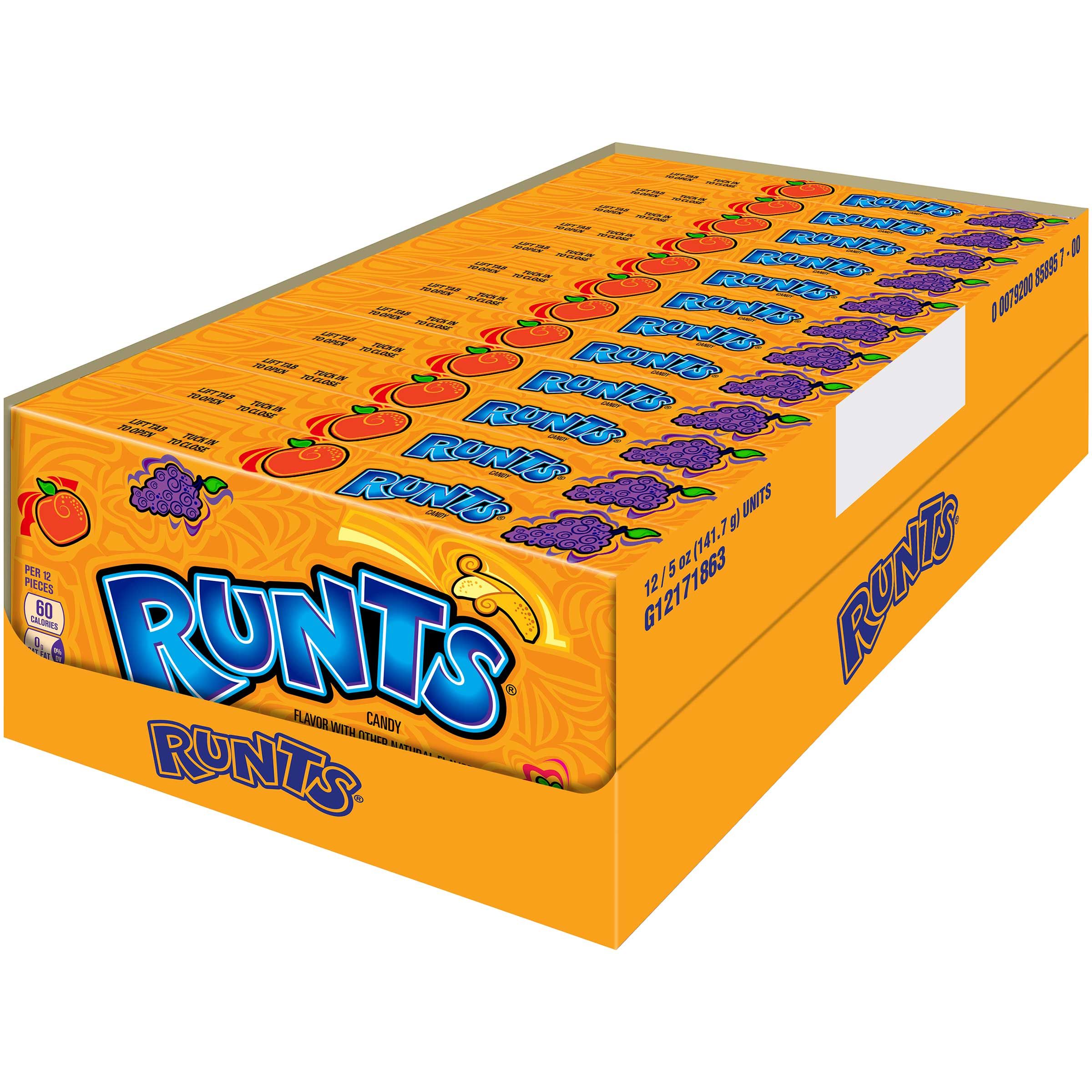 Runts Flavored Candy, 5 Ounce -- 12 Per Case