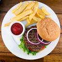 Kings Command Foods Old Fashioned Beef Patty, 4 Ounce -- 40 per case.