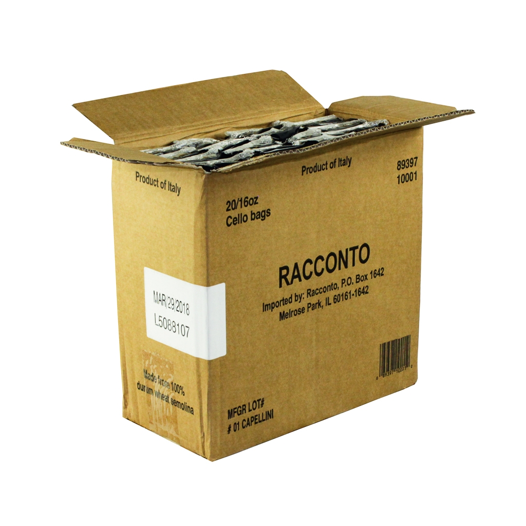Racconto Capellini Angel Hair Pasta, 16 Ounce -- 20 Case
