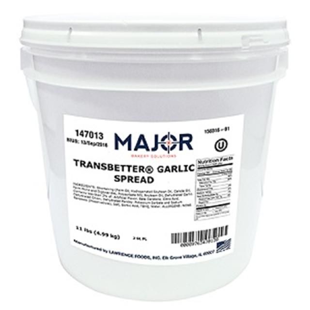 Major Bakery Solutions Transbetter Garlic Spread, 2 Gallon Pail