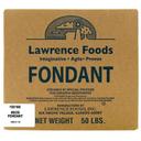 Lawrence Foods Fondant 80/20 Cafe Sarks Icing, 50 Pound