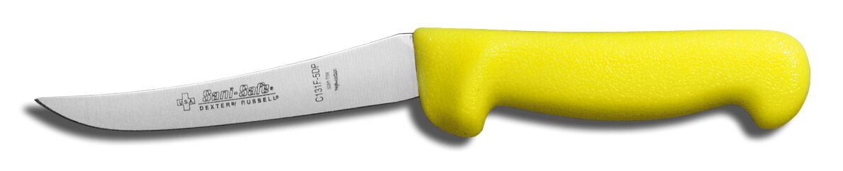 Dexter Russell Sani Safe Flexible Curved Drop Point Boning Knife, 5 Inch -- 6 Per Case