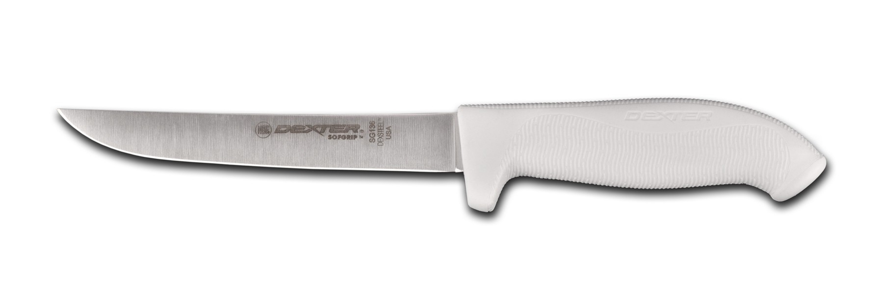 Dexter Russell SofGrip Wide Boning Knife, 6 inch -- 6 per case.