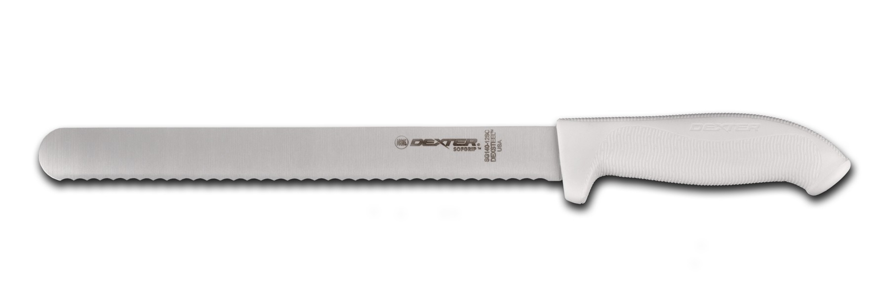 Knife, 12 Scalloped Roast Slicer Knife.