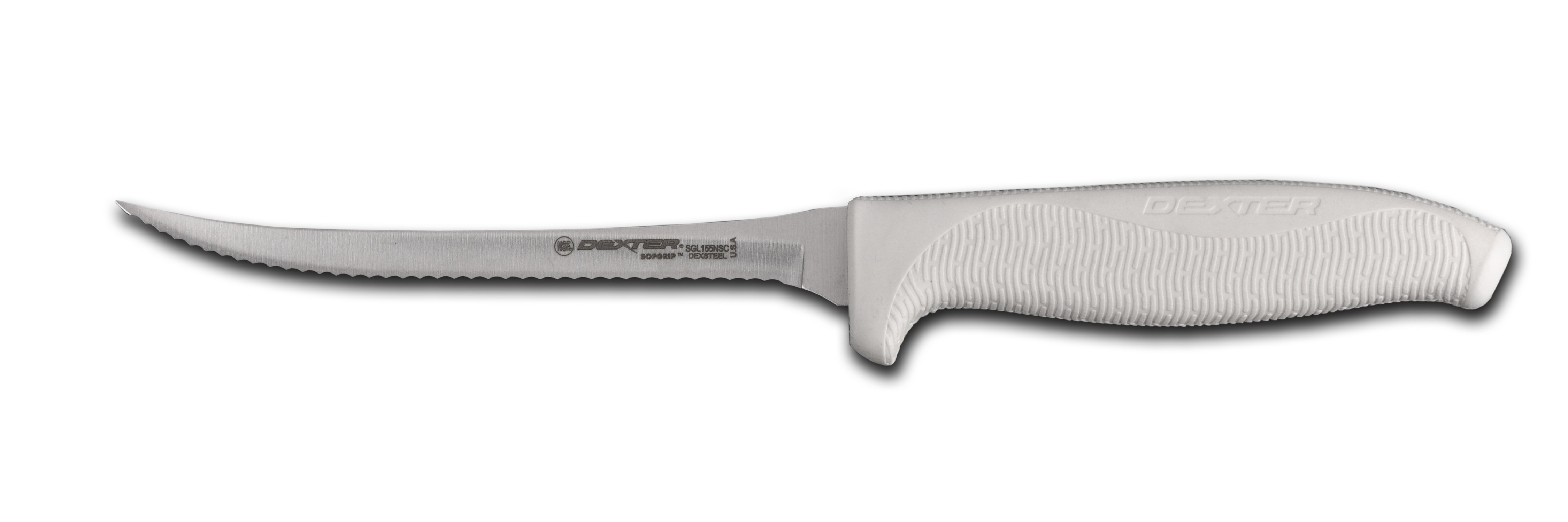 Dexter Russell Sofgrip Scalloped Utility Knife, 5 1/2 Inch -- 6 Per Case