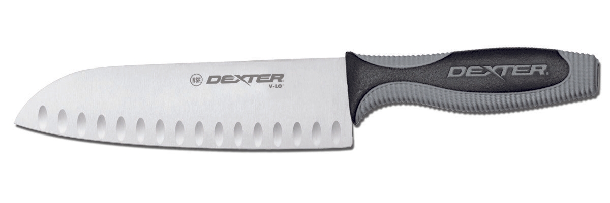 Dexter Russell V Lo Duo Edge Santoku Style Chef Knife, 7 inch.
