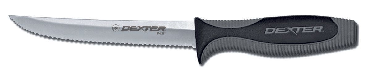 Dexter Russell V Lo Scalloped Utility Slicer Knife, 6 Inch