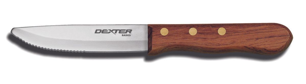 Dexter Russell Basics Jumbo Style Steak Knife, 4 3/4 Inch -- 12 Per Case