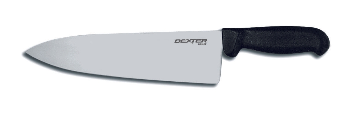 Dexter Russell Basics Wide Cooks Knife with Black Handle, 10 inch -- 6 per case.