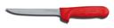 Dexter Russell Sani Safe Narrow Boning Knife with Red Handle, 6 inch -- 6 per case.