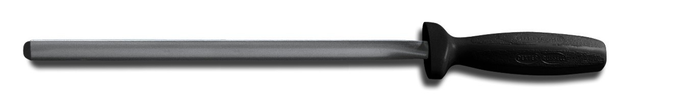 Sharpener, 12 Black Handle Diamond Sharpener.