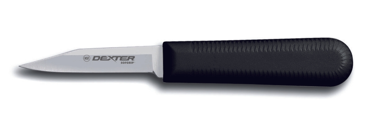 Dexter Russell SofGrip Clip Point Paring Knife, 3 1/4 inch -- 12 per case.