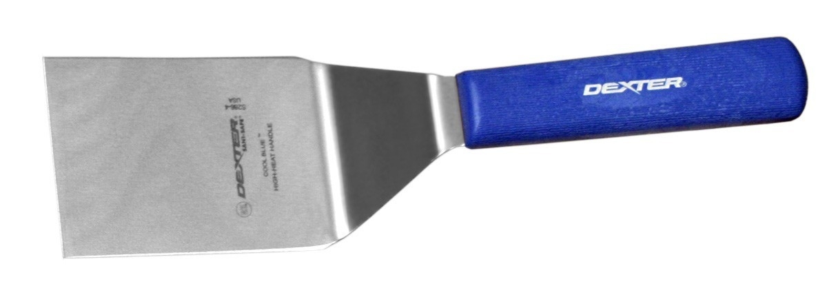 Dexter Russell Sani Safe High Heat Hamburger Turner, 4 x 3 inch -- 6 per case.