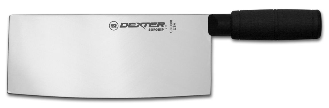 Dexter Russell Sofgrip Chinese Chefs Knife, 8 X 3 1/4 Inch -- 6 Per Case