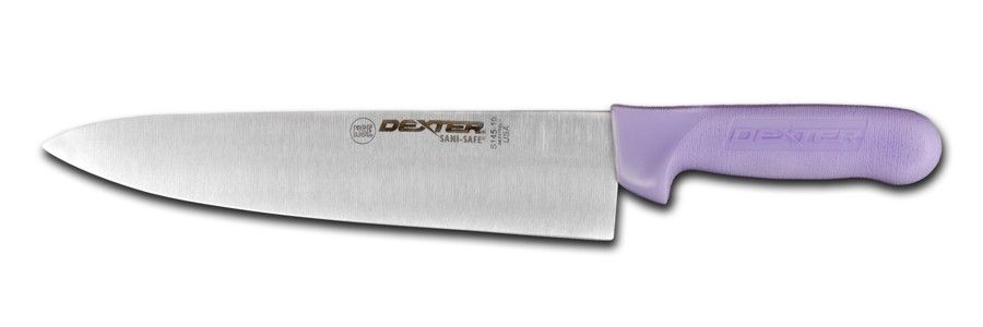 Dexter Russell Sani Safe Cooks Knife With Purple Handle, 10 Inch -- 6 Per Case