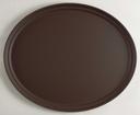 Camtread Oval Plastic Serving Tray, Taver Tan, 22 x 26.88 inch -- 6 per case