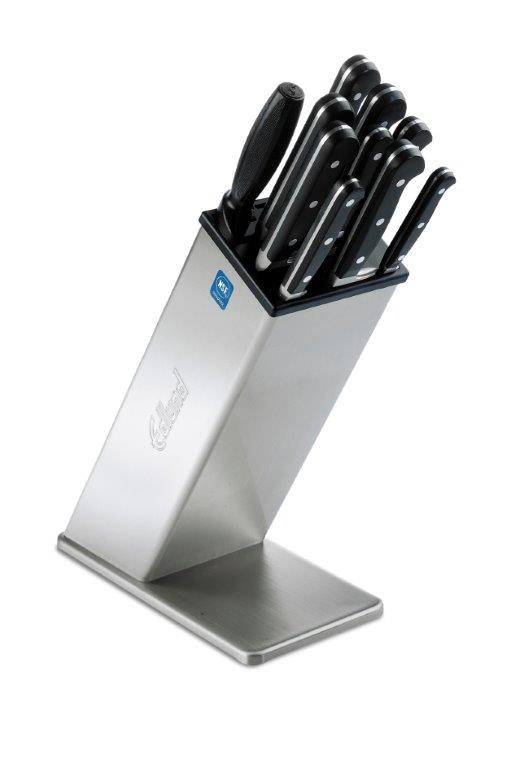 KNIFE BLOCK STAINLESS STEEL 1 COUNT