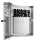 Edlund Locking Knife Cabinet with Keyed Locking Handle.