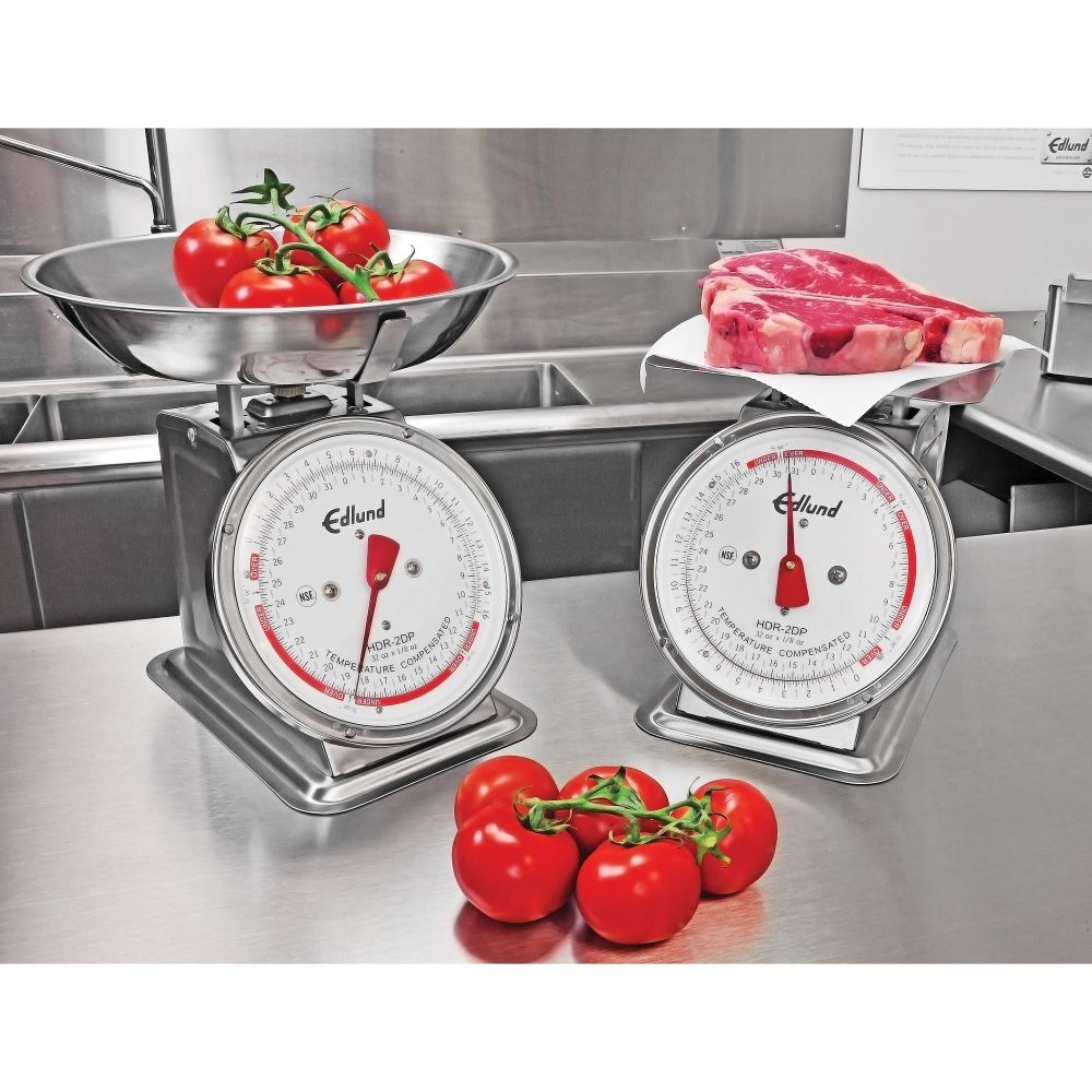 Edlund Heavy Duty Series Stainless Steel Portion Scale, 2 Pound x 1/8 Ounce.
