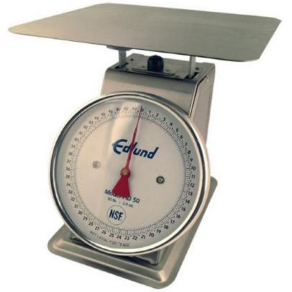 Edlund Heavy Duty Series Stainless Steel Receiving Scale, 50 Pound x 2 Ounce.