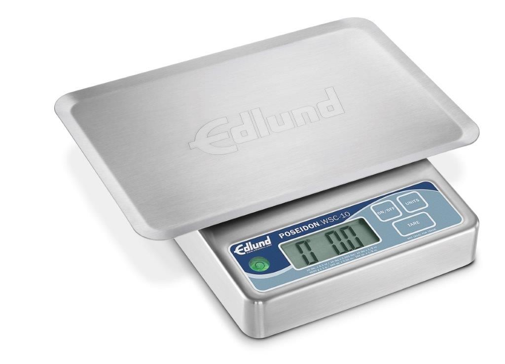 Edlund Digital Portion Scale With Oversized Stainless Steel Platform, 7 X 8 3/4 Inch