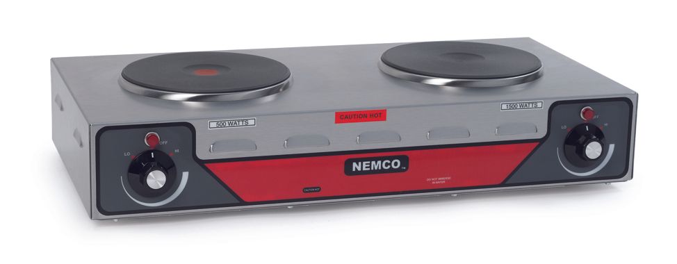 Nemco Hot Plate Horizontal Double Burner