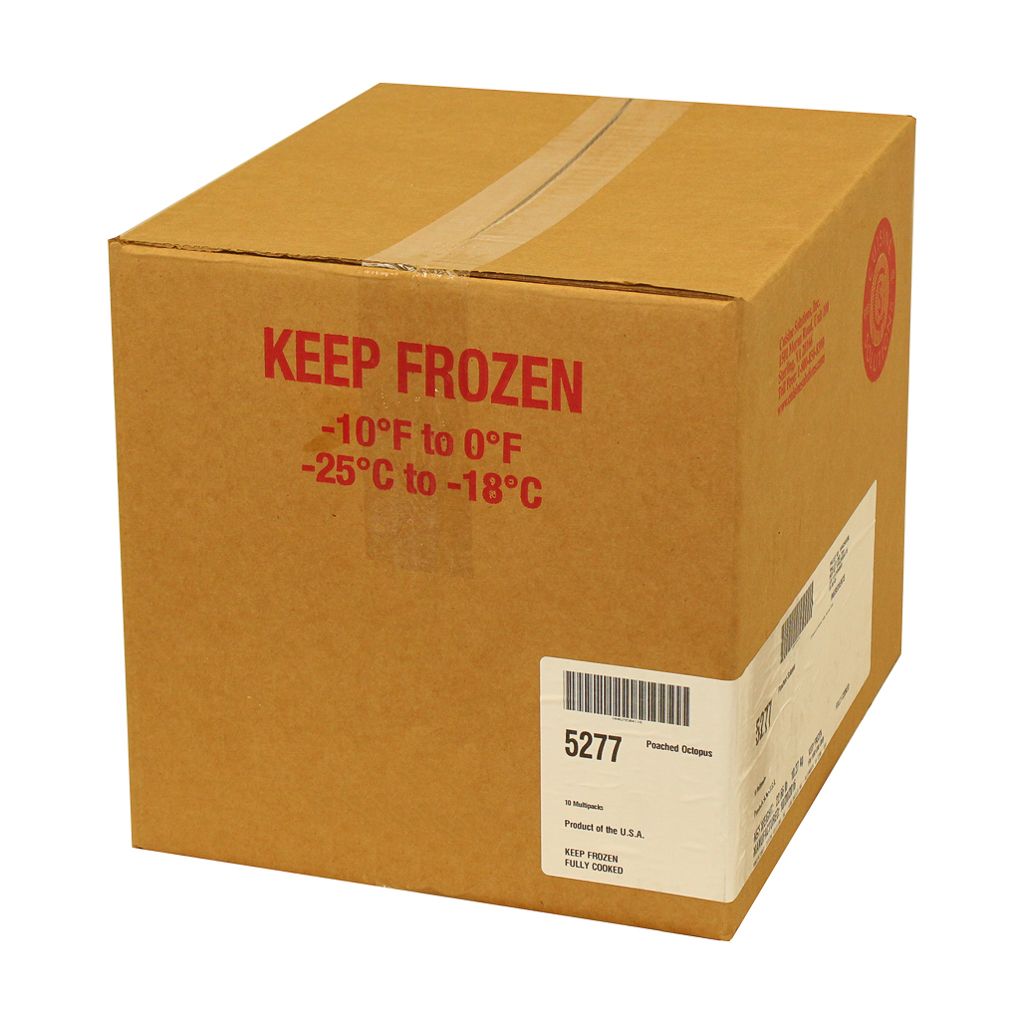 Cuisine Solutions Poached Octopus, 2.5 Pound -- 10 Per Case