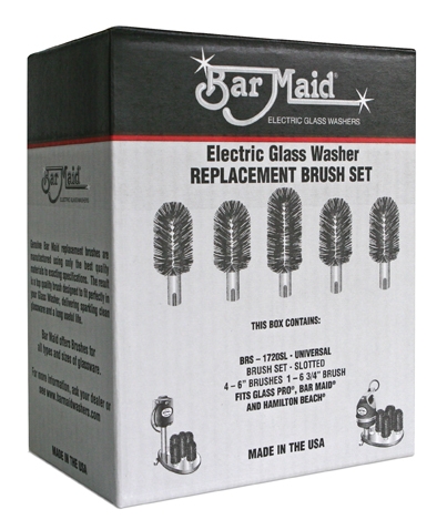 Bar Maid Universal Brush Set, 6 inch -- 5 per case.