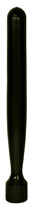 Bar Maid Black Solid Plastic Muddler, 3/4 inch Diameter -- 2 per case.