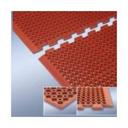 Cactus VIP Duralok Black Bevel Edge Style Grease Resistant Center Cut Interlocking Kitchen Mat, 38 x 61 inch.