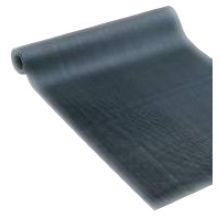 Cactus Vinyl Black Corrugated Deep Groove Runner Mat Roll, 36 inch x 105 Feet.