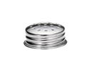 Tablecraft 18/8 Stainless Steel Top for Paneled Glass Salt and Pepper Shakers -- 24 per case