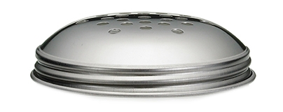 Tablecraft 18-8 Stainless Steel Perforated Top for P800 and 800 Shaker -- 12 per case