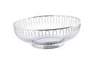 Tablecraft Chrome Round Basket, 9.75 x 3.25