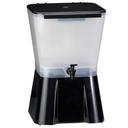 Tablecraft Black Polypropylene Single Beverage Dispenser, 3 Gallon Capacity
