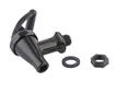 Tablecraft Black Heavy Duty Fast Flow Replacement Faucet for Slimline Beverage Dispensers