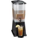 Tablecraft Black Slimline Single Beverage Dispenser, 3 Gallon Capacity