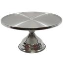 Tablecraft Assembled Stainless Steel Cake Stand, 13 x 13 x 6 inch