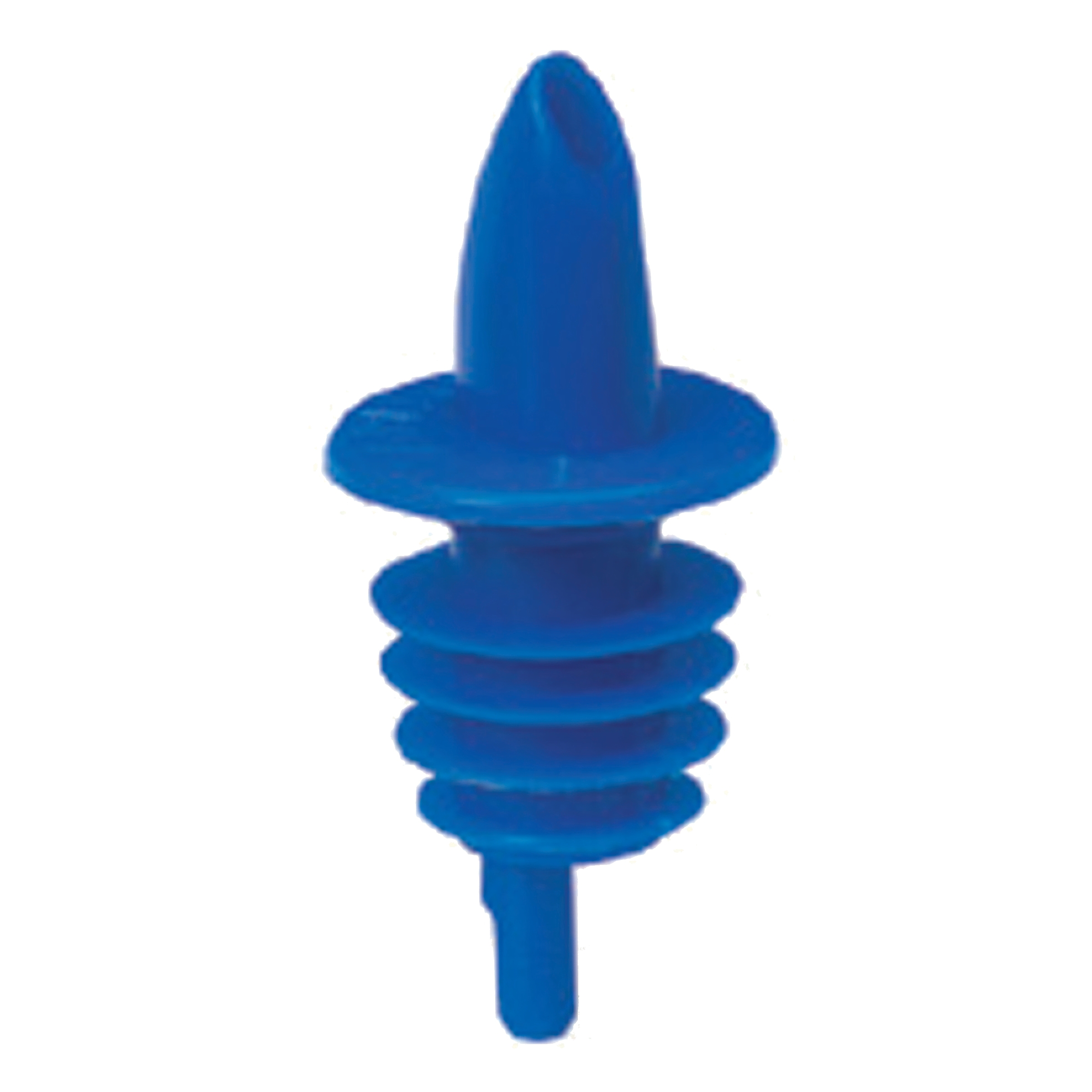 Tablecraft Plastic Blue Economy Pourer, 1.25 x 1.25 x 2.6875 inch -- 12 per case